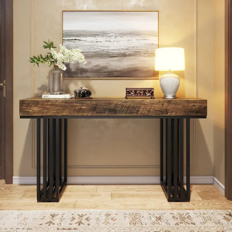 Table console de 55 pouces pour entrée