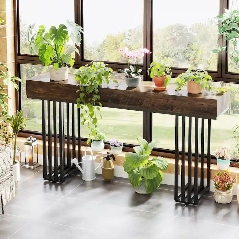 Table console de 55 pouces pour entrée