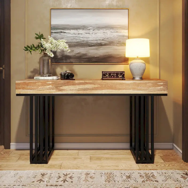 Table console de 55 pouces pour entrée