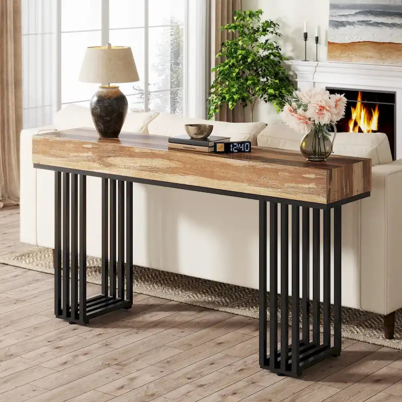 Table console de 55 pouces pour entrée