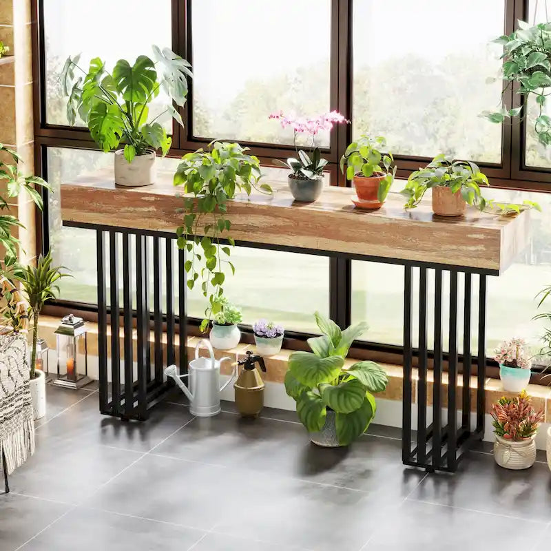 Table console de 55 pouces pour entrée