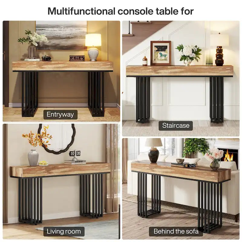 Table console de 55 pouces pour entrée