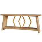 Tavolo consolle da divano in legno da 180 cm per ingresso