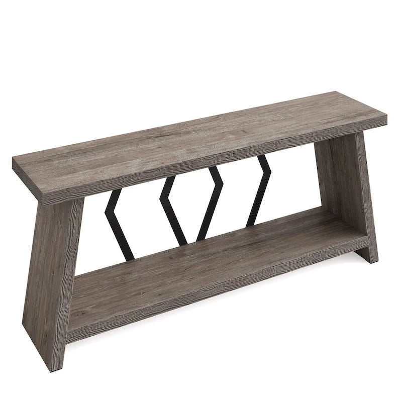 Tavolo consolle da divano in legno da 180 cm per ingresso
