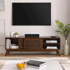 Mobile TV moderno in rattan per TV da 65 pollici