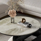 Table basse moderne de 31,5 po, table basse relevable avec 3 poufs, noire - 31,5 X 31,5