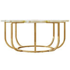 Table basse d'appoint moderne en forme de fleur de 100 cm pour salon