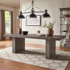 Tavolo da pranzo Blake in legno di recupero e cemento di iNSPIRE Q Artisan - Marrone