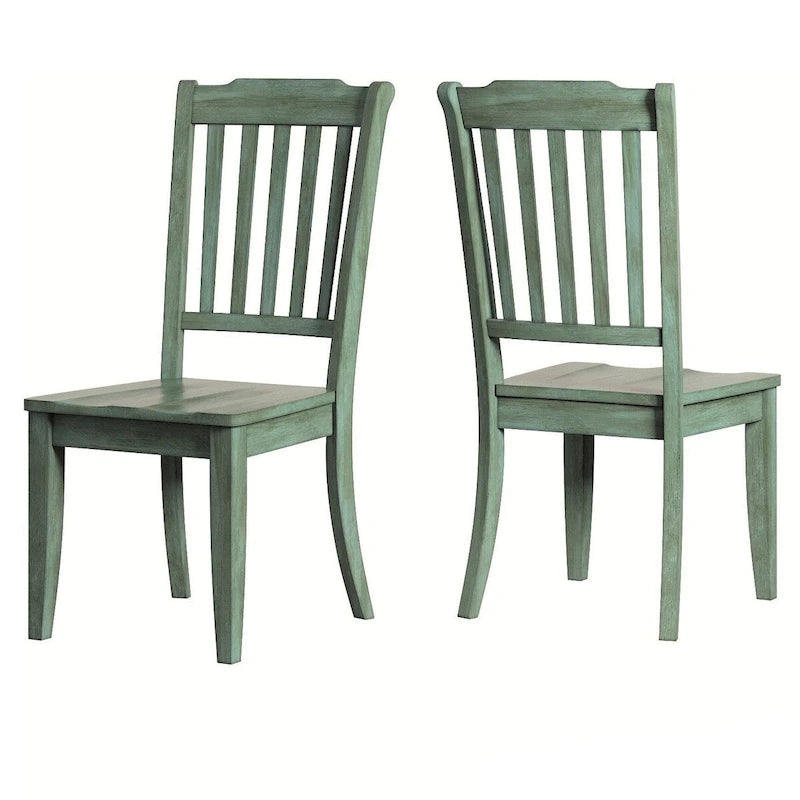 Chaises de salle à manger Eleanor en bois à dossier à barreaux (ensemble de 2) par iNSPIRE Q Classic