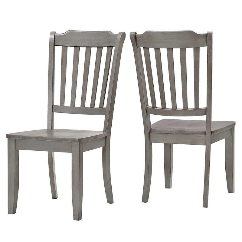 Chaises de salle à manger Eleanor en bois à dossier à barreaux (ensemble de 2) par iNSPIRE Q Classic