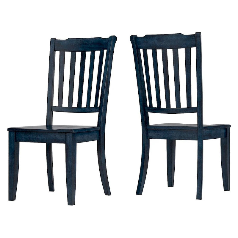 Chaises de salle à manger Eleanor en bois à dossier à barreaux (ensemble de 2) par iNSPIRE Q Classic