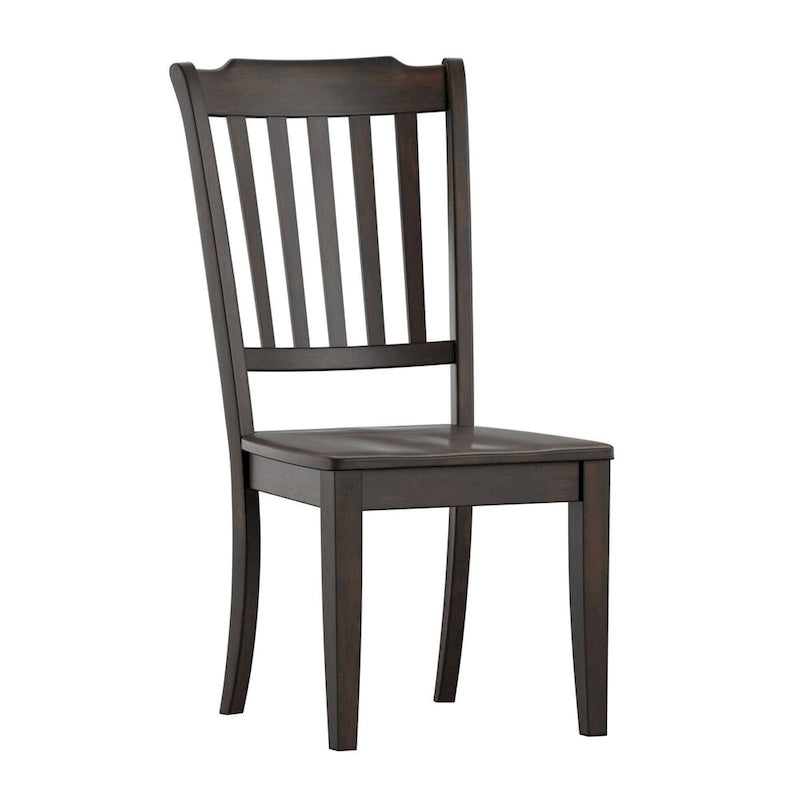 Sedie da pranzo in legno con schienale a pioli Eleanor (set da 2) di iNSPIRE Q Classic