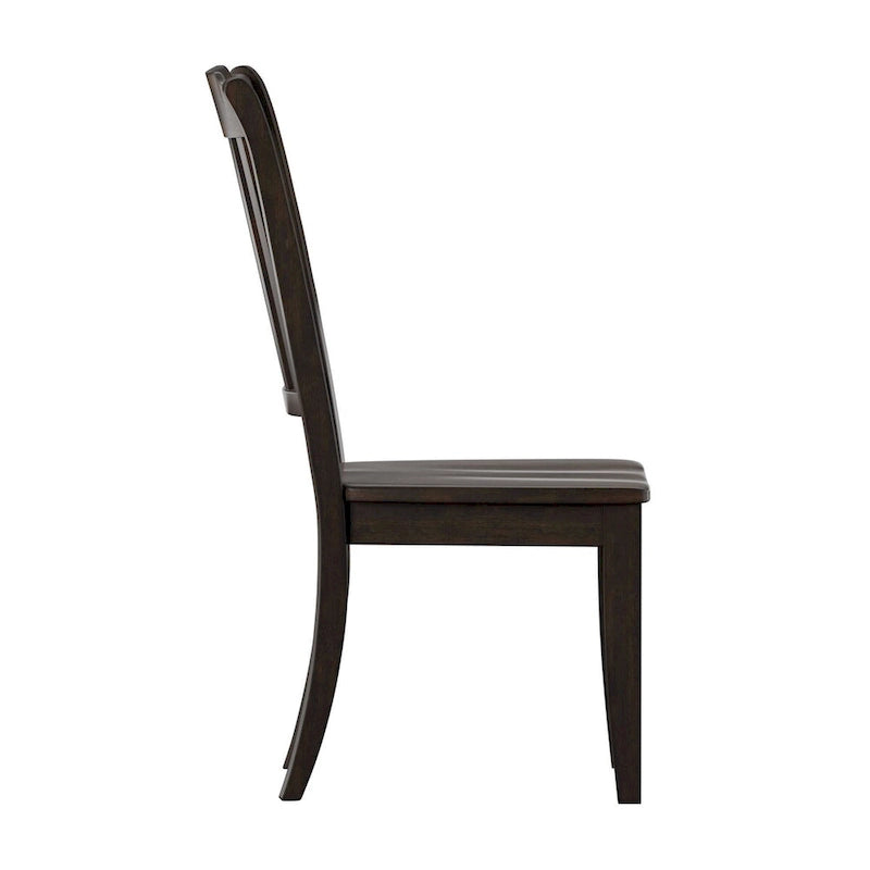 Sedie da pranzo in legno con schienale a pioli Eleanor (set da 2) di iNSPIRE Q Classic