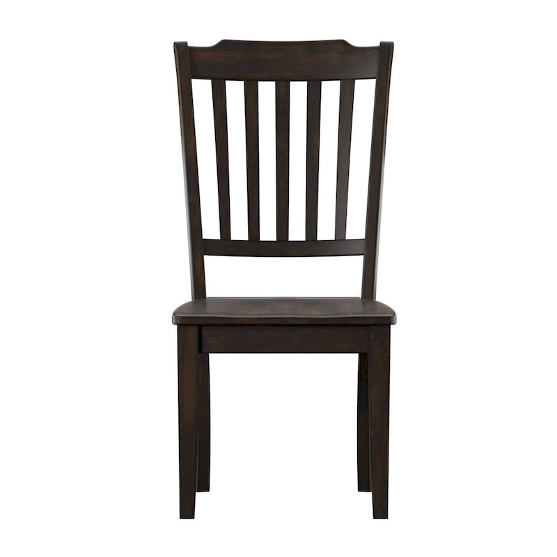 Sedie da pranzo in legno con schienale a pioli Eleanor (set da 2) di iNSPIRE Q Classic