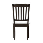 Sedie da pranzo in legno con schienale a pioli Eleanor (set da 2) di iNSPIRE Q Classic
