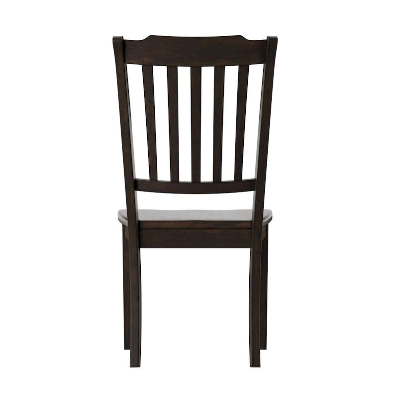 Sedie da pranzo in legno con schienale a pioli Eleanor (set da 2) di iNSPIRE Q Classic