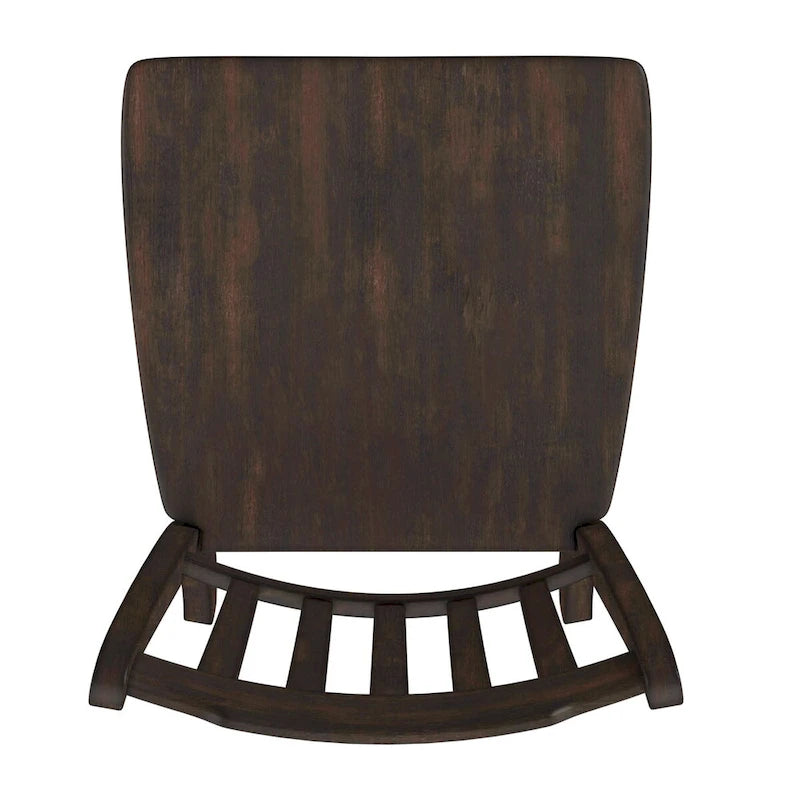 Sedie da pranzo in legno con schienale a pioli Eleanor (set da 2) di iNSPIRE Q Classic