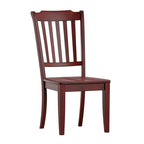Sedie da pranzo in legno con schienale a pioli Eleanor (set da 2) di iNSPIRE Q Classic