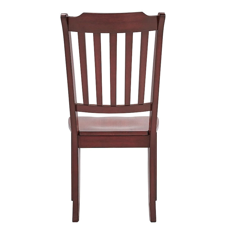 Sedie da pranzo in legno con schienale a pioli Eleanor (set da 2) di iNSPIRE Q Classic