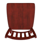 Sedie da pranzo in legno con schienale a pioli Eleanor (set da 2) di iNSPIRE Q Classic