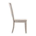 Sedie da pranzo in legno con schienale a pioli Eleanor (set da 2) di iNSPIRE Q Classic