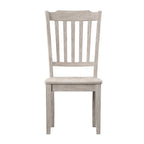 Sedie da pranzo in legno con schienale a pioli Eleanor (set da 2) di iNSPIRE Q Classic