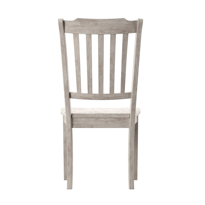 Sedie da pranzo in legno con schienale a pioli Eleanor (set da 2) di iNSPIRE Q Classic