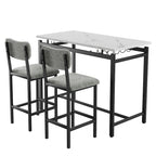 Ensemble bar de salle à manger 3 pièces avec 2 chaises
