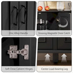 Madia da Cucina Buffet Mobiletto Caffè Credenza Tavolo da Servizio