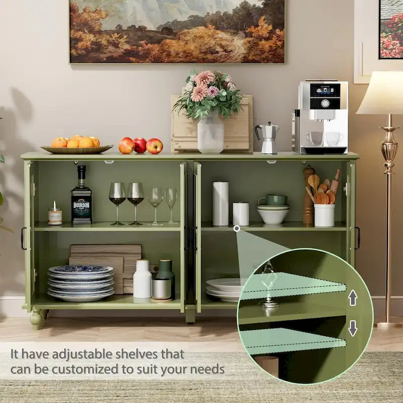 Madia da Cucina Buffet Mobiletto Caffè Credenza Tavolo da Servizio