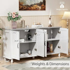 Madia da Cucina Buffet Mobiletto Caffè Credenza Tavolo da Servizio