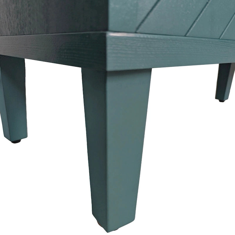 Esclusiva credenza a 4 ante con gambe in pino