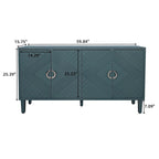 Esclusiva credenza a 4 ante con gambe in pino