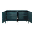 Esclusiva credenza a 4 ante con gambe in pino