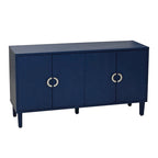 Esclusiva credenza a 4 ante con gambe in pino