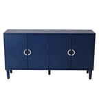 Esclusiva credenza a 4 ante con gambe in pino