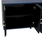 Esclusiva credenza a 4 ante con gambe in pino