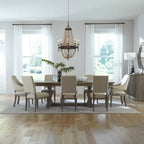 Westfield Havana Brown 9 Piece Trestle Table Set