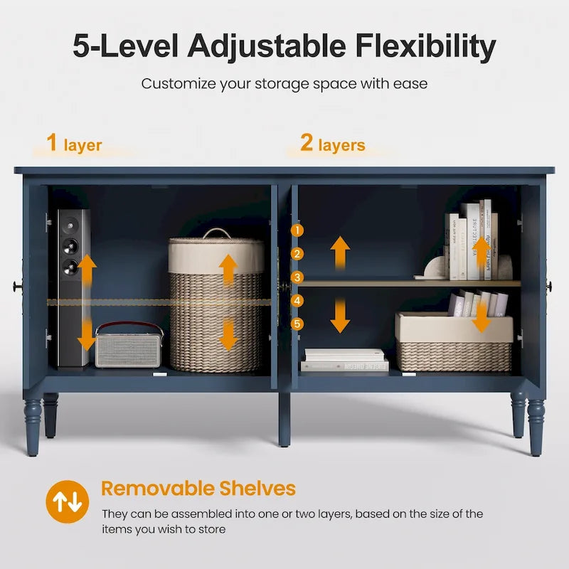 Mobile credenza Accent da 58 con 4 ante