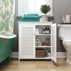 RiverRidge Ellsworth Mobile bagno e lavanderia con ante e ripiani regolabili - Bianco