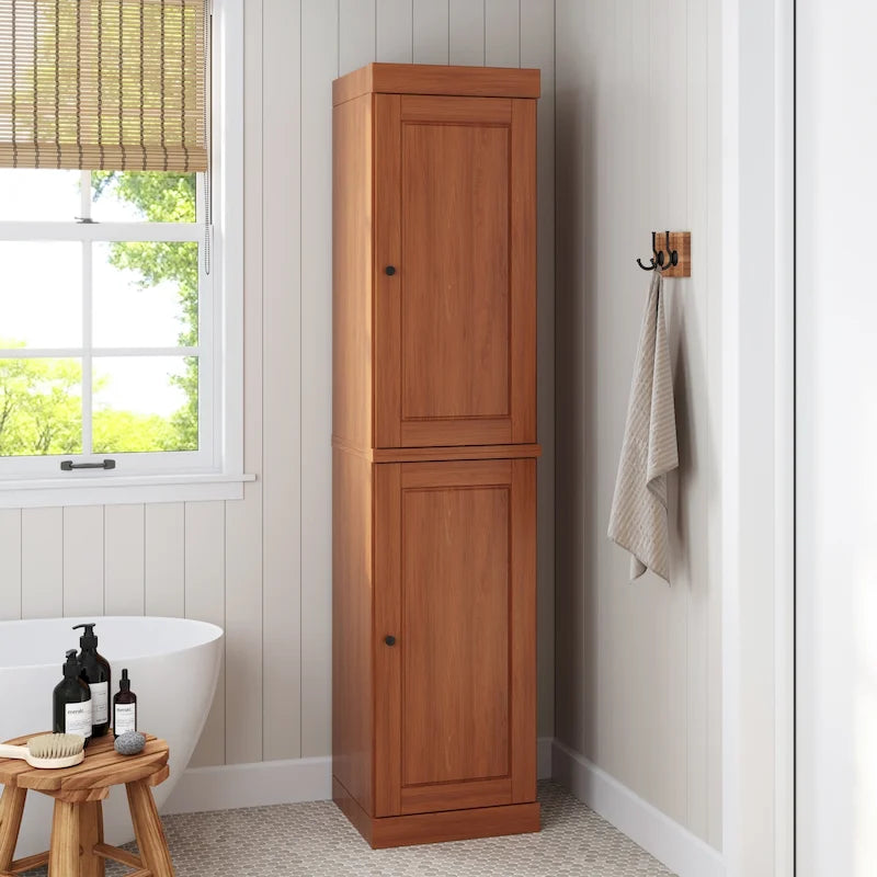Meuble sous-vasque 100 % bois massif 42 cm avec portes en option par Palace Imports