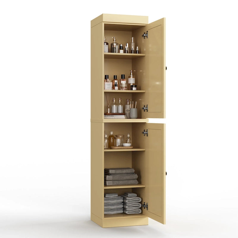 Mobiletto da bagno 16,5" in legno massello al 100% con ante opzionali di Palace Imports