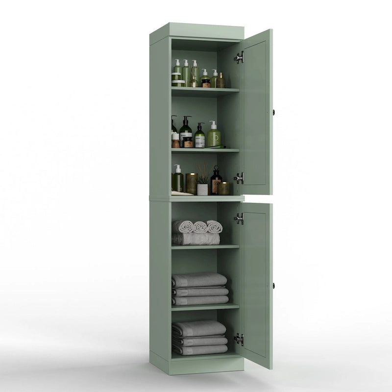 Mobiletto da bagno 16,5" in legno massello al 100% con ante opzionali di Palace Imports