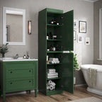 Mobiletto da bagno 16,5" in legno massello al 100% con ante opzionali di Palace Imports