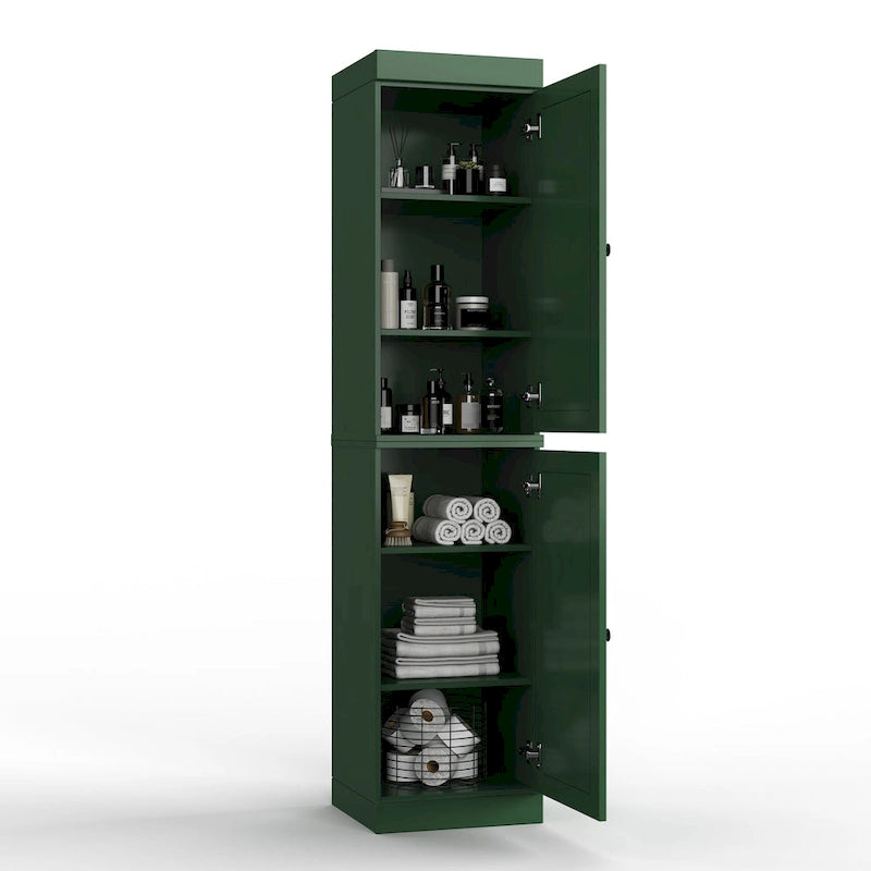 Mobiletto da bagno 16,5" in legno massello al 100% con ante opzionali di Palace Imports
