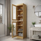 Mobiletto da bagno 16,5" in legno massello al 100% con ante opzionali di Palace Imports