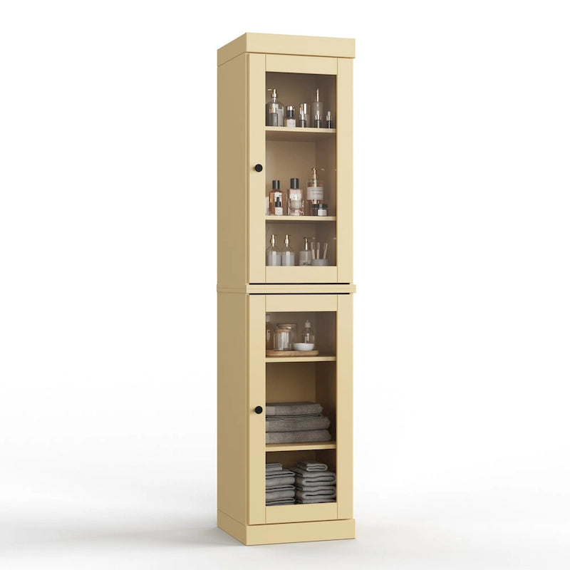 Mobiletto da bagno 16,5" in legno massello al 100% con ante opzionali di Palace Imports