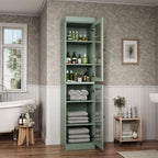 Mobiletto da bagno 16,5" in legno massello al 100% con ante opzionali di Palace Imports