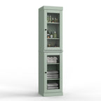 Mobiletto da bagno 16,5" in legno massello al 100% con ante opzionali di Palace Imports