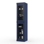 Mobiletto da bagno 16,5" in legno massello al 100% con ante opzionali di Palace Imports